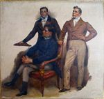 Retratos de José Joaquim Ferreira de Moura, Agostinho José Freire e Manuel Borges Carneiro